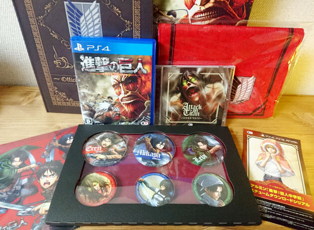 【進撃の巨人】PS4・PS3・PSVitaゲーム「TREASURE BOX」